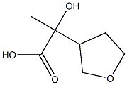 2-hydroxy-2-(oxolan-3-yl)propanoic acid 结构式