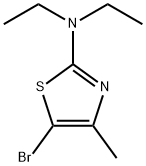 5-Bromo-4-methyl-2-(diethylamino)thiazole 结构式