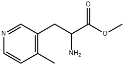 METHYL 2-AMINO-3-(4-METHYLPYRIDIN-3-YL)PROPANOATE 结构式