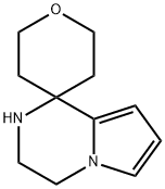 3',4'-dihydro-2'H-spiro[oxane-4,1'-pyrrolo[1,2-a]pyrazine] 结构式