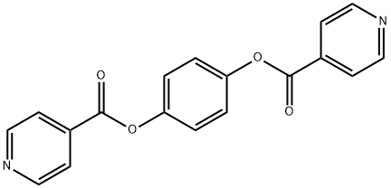 4-Pyridinecarboxylic acid, 4,4'-(1,4-phenylene) ester 结构式