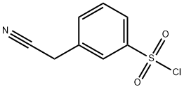 3-(氰甲基)苯磺酰氯 结构式