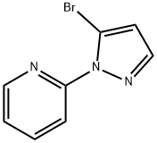 2-(5-bromo-1H-pyrazol-1-yl)pyridine 结构式