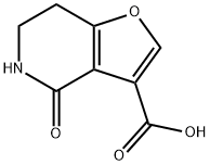 4-oxo-4H,5H,6H,7H-furo[3,2-c]pyridine-3-carboxylic acid 结构式