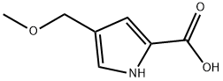 4-(甲氧基甲基)-1H-吡咯-2-羧酸 结构式