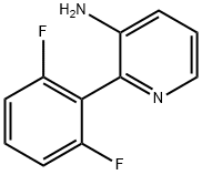 2-(2,6-Difluorophenyl)pyridin-3-amine 结构式