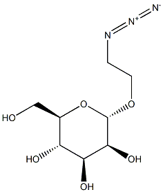 2'-叠氮基乙基Α-吡喃甘露糖苷 结构式