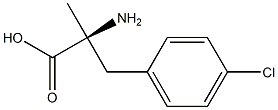 4-Chloro-a-methyl-L-phenylalanine 结构式