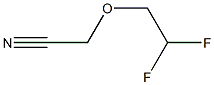 2-(2,2-difluoroethoxy)acetonitrile 结构式