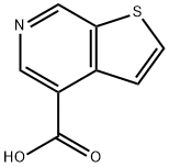 thieno[2,3-c]pyridine-4-carboxylic acid 结构式