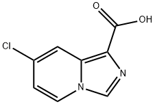 7-chloroimidazo[1,5-a]pyridine-1-carboxylic acid 结构式