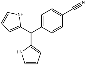 Benzonitrile, 4-(di-1H-pyrrol-2-ylmethyl)- 结构式