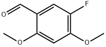 2,4-二甲氧基-5-氟苯甲醛 结构式