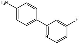 4-Fluoro-2-(4-aminophenyl)pyridine 结构式