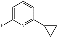 2-环丙基-6-氟吡啶 结构式