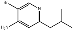 4-Amino-3-bromo-6-(iso-butyl)pyridine 结构式