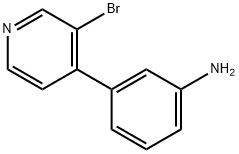 3-Bromo-4-(3-aminophenyl)pyridine 结构式