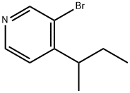 3-Bromo-4-(sec-butyl)pyridine 结构式