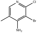 4-Amino-2-chloro-3-bromo-5-methylpyridine 结构式