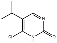 4-Chloro-2-hydroxy-5-(iso-propyl)pyrimidine 结构式