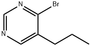 4-Bromo-5-(n-propyl)pyrimidine 结构式