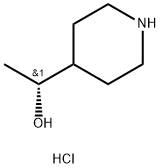(R)-1-(哌啶-4-基)乙醇盐酸盐 结构式