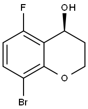 (S)-8-bromo-5-fluorochroman-4-ol 结构式