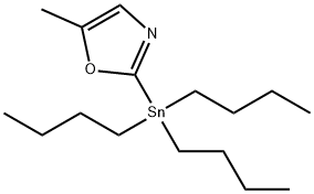 5-methyl-2-(tributylstannyl)-1,3-oxazole 结构式