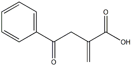 3-苯甲酰基-2-亚甲基丙酸 结构式