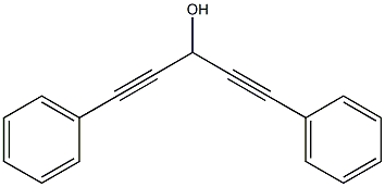 1,5-diphenylpenta-1,4-diyn-3-ol 结构式