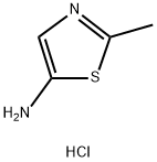 2-METHYLTHIAZOL-5-AMINE HYDROCHLORIDE 结构式