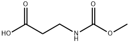 3-[(methoxycarbonyl)amino]propanoic acid 结构式