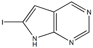 6-IODO-7H-PYRROLO[2,3-D]PYRIMIDINE 结构式