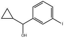 cyclopropyl(3-iodophenyl)methanol 结构式