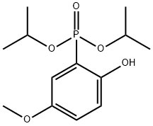 2-羟基-5-甲氧基苯基膦酸二异丙酯 结构式