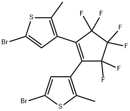 2,4' - 二溴-3',3',4',4',5',5'-六氟-2“,4-二甲基 - [1,1':2',1”-三环戊烷]-1,1',1 '',4,4 '' - 五烯 结构式