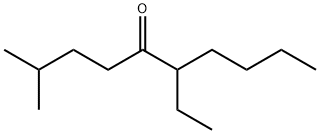 1-甲基-6-乙基-5-癸酮 结构式