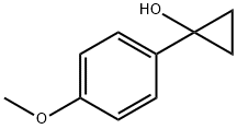 1-(4-methoxyphenyl)cyclopropanol 结构式