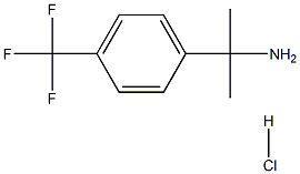 2-(4-(三氟甲基)苯基)丙基-2-胺盐酸盐 结构式