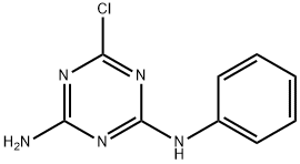 6-氯-N2-苯基-1,3,5-三嗪-2,4-二胺 结构式