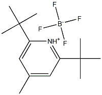 2,6-di-tert-butyl-4-methylpyridinium tetrafluoroborate 结构式