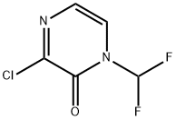 3-chloro-1-(difluoromethyl)-1,2-dihydropyrazin-2-one 结构式