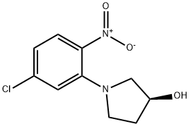 (S)-1-(5-chloro-2-nitrophenyl)pyrrolidin-3-ol 结构式