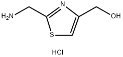 (2-(氨甲基)噻唑-4-基)甲醇(二盐酸盐) 结构式