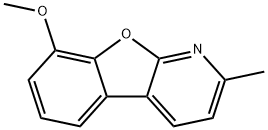 8-甲氧基-2-甲基二苯并呋喃[2,3-B]吡啶 结构式
