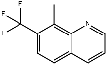 8-methyl-7-(trifluoromethyl)quinoline 结构式