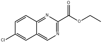 ethyl 6-chloroquinazoline-2-carboxylate 结构式