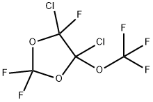 4,5-dichloro-2,2,4-trifluoro-5-(trifluoromethoxy) -1,3-dioxolane 结构式