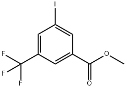 methyl 3-(trifluoromethyl)-5-iodobenzoate 结构式