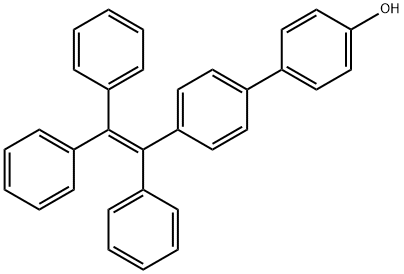 [1-(4-羟基联苯基)-1,2,2-三苯基]乙烯 结构式